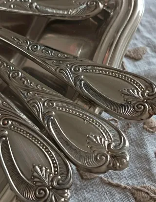 Servizi posate vintage silver plated Arg 800