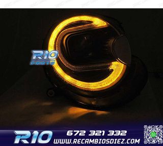 FAROS XENON MINI COOPER 06-14 LED NEGRO