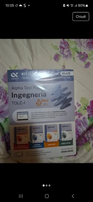 Kit libri preparazione ingegneria nuovi