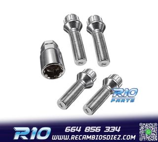 TORNILLOS ANTIRROBO LARGOS 12X125 CÓNICO