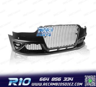 PARAGOLPES DELANTERO AUDI A4 B8 11-15 PDC SRA LOOK RS + PARR