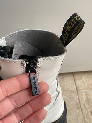 Botas Dr. Martens Jadon Plataforma 38 Blancas