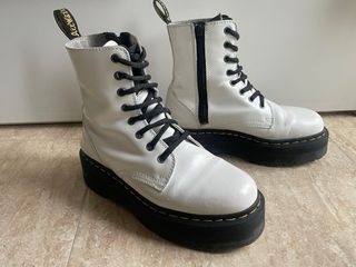 Botas Dr. Martens Jadon Plataforma 38 Blancas