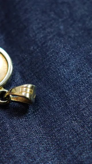 Colgante corazón de plata con estrella