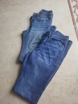 Lote Pantalones vaqueros azules
