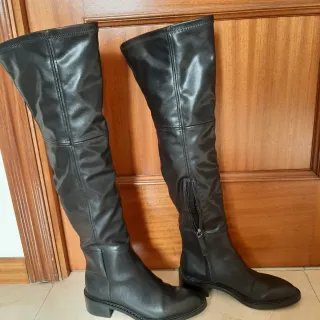 Botas altas Zara negras