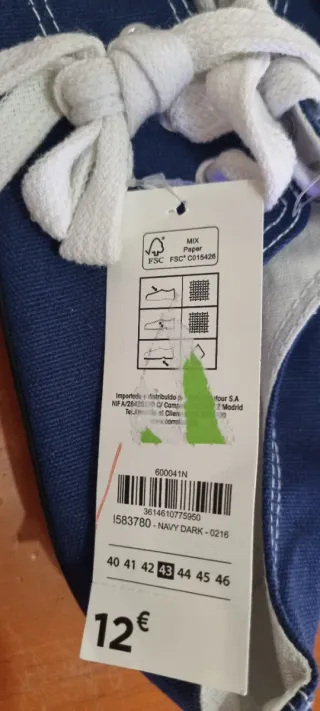 Lote Zapatillas y Chanclas Hombre Talla 42, 43 y 4