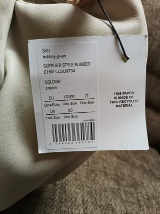 Borsa con manico Even&Odd beige