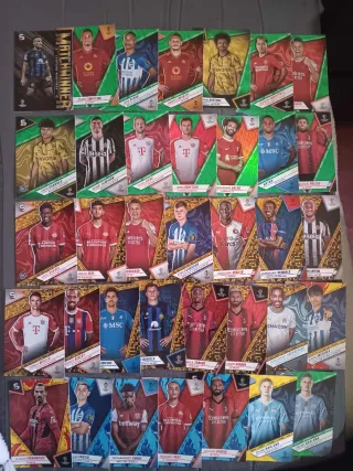 Cromos Topps Paralelas Champions League