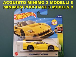 Hot Wheels Ferrari F40 Competizione Gialla