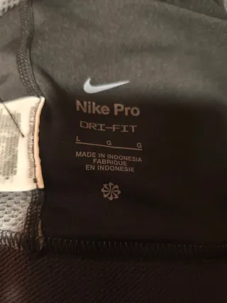 Camiseta deportiva Nike Pro mujer Talla L