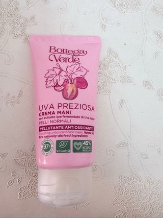 Crema Mani Bottega Verde Uva Preziosa