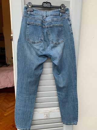 Jeans donna strappati blu