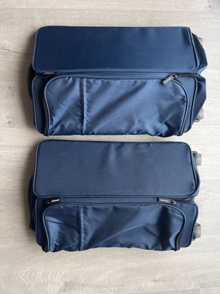 Maleta cabina plegable Ikea azul 2 unidades