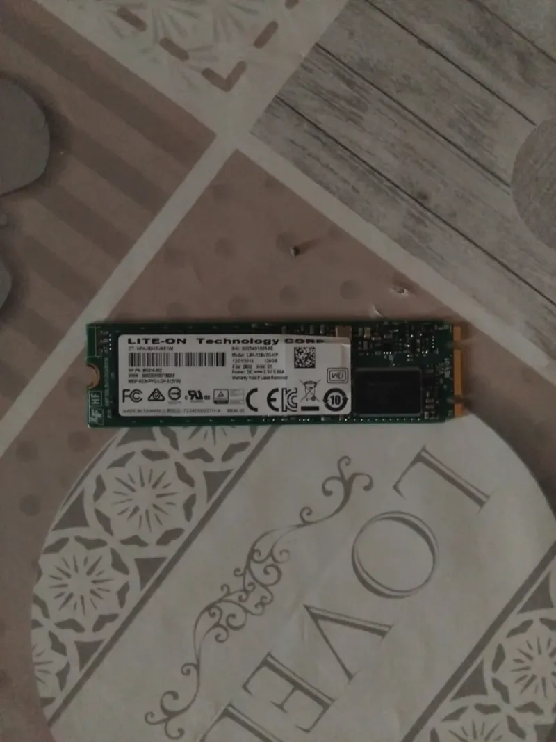 SSD NVMe LITE-ON 128gb Muy rápido y nuevo