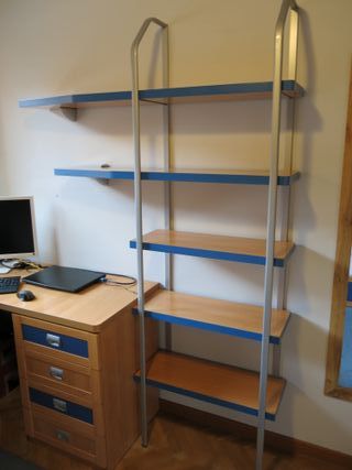 Estantería Madera y Metálica