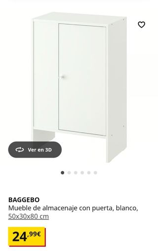 Mueble Almacenaje Baggebo Blanco