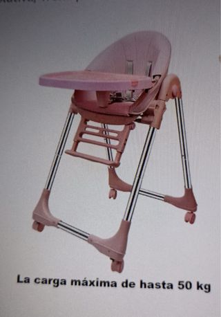 Trona evolutiva plegable rosa NUEVA