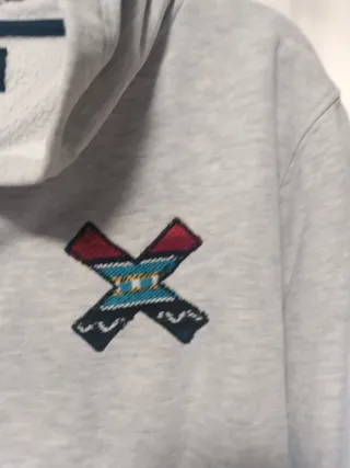 Sudadera BLUE BANANA gris talla 14 años