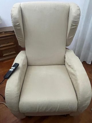 Poltrona Relax Elettrica Alzapersona Beige