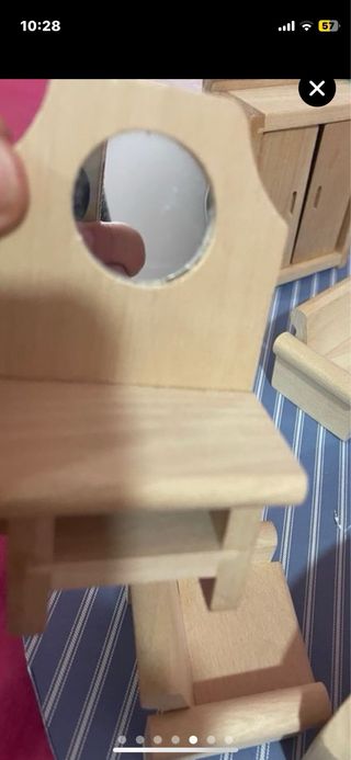 Muebles de madera para barriguitas