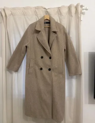 Abrigo/gabardina larga