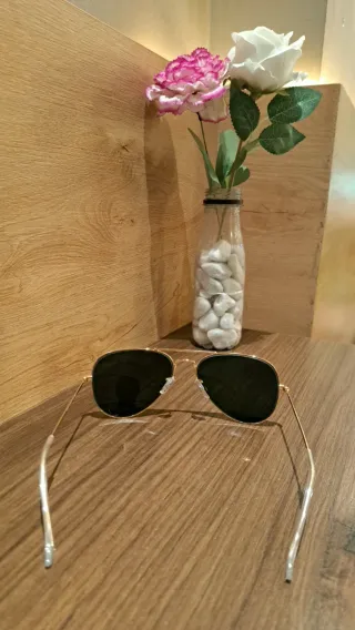 Gafas de sol Ray-Ban Aviator doradas