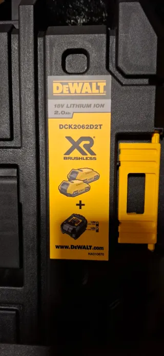 Kit DeWalt DCK2062D2T Taladro y Atornillador