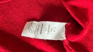 Jersey rojo manga larga