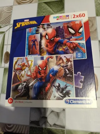 2 Puzzles Spiderman Clementoni 2x60 piezas