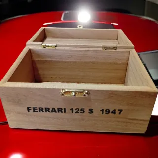 Scatola Legno Ferrari 125 S 1947 Commemorativa