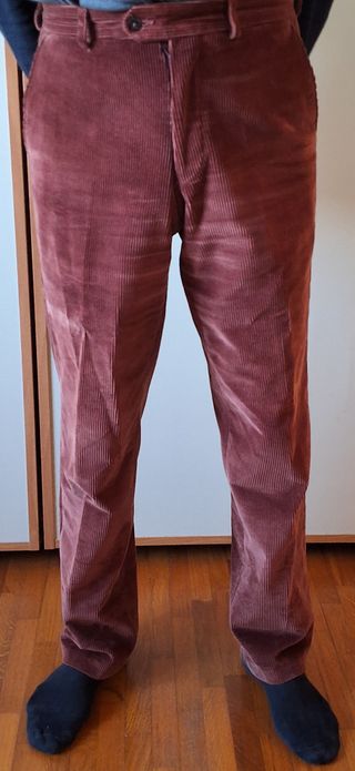 Pantaloni uomo in velluto