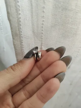 Charm de plata con circonita