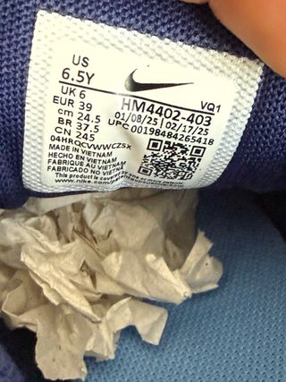 Scarpe Nike 39 Blu/Verde