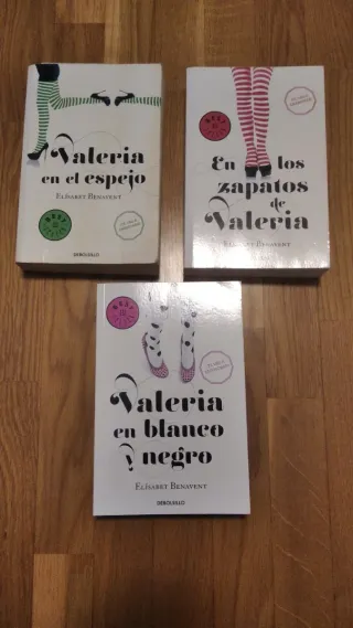 Pack libros trilogía Valeria. Elisabet Benavent