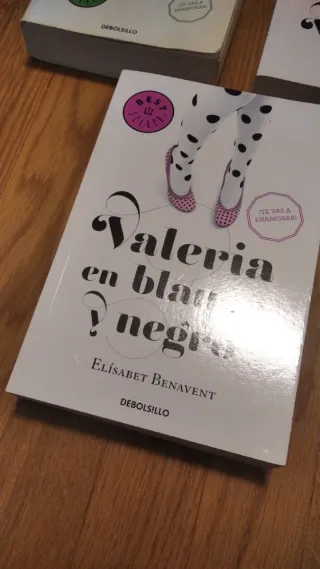 Pack libros trilogía Valeria. Elisabet Benavent