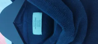 Jersey con capucha azul