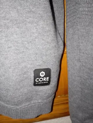 Jersey Jack & Jones Cuello Alto Gris