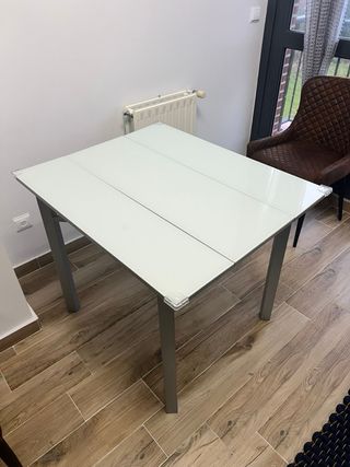 Mesa Cocina Extensible Cristal Scotland