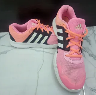 Zapatillas Adidas Naranja y Rosa
