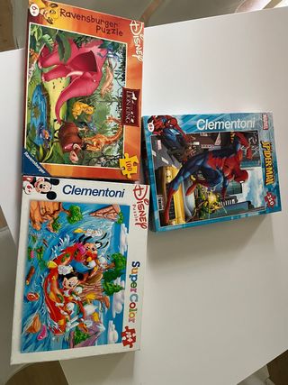 3 Puzzles Disney y Marvel