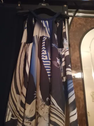 Completo donna nero e blu