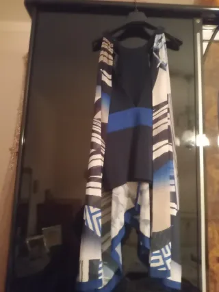 Completo donna nero e blu