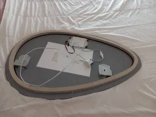 Espejo decorativo forma gota