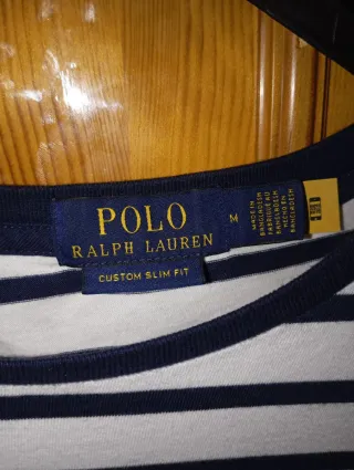 Camiseta Ralph Lauren Rayas Azul/Blanco