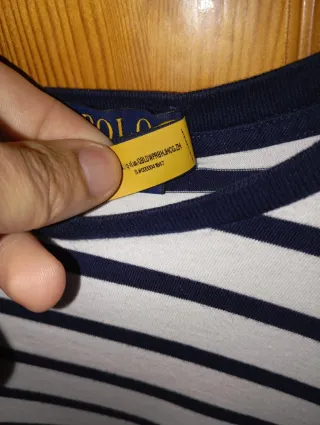 Camiseta Ralph Lauren Rayas Azul/Blanco