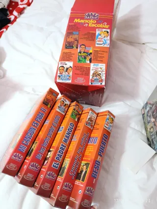 Películas VHS Manolo Escobar (Divisa)