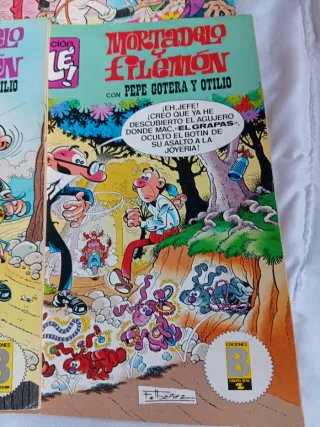 Lote 6 comics Mortadelo y filemon