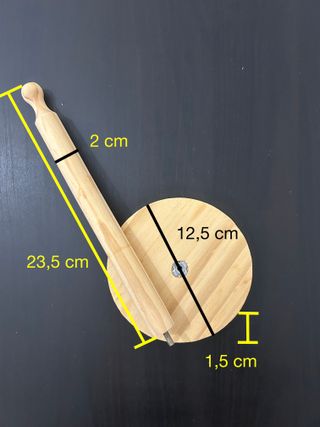 Portarotolo da cucina in legno