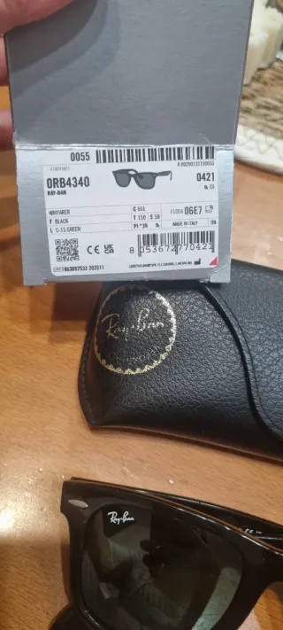 Gafas de Sol Ray-Ban Negras